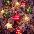 Luci della decorazione di Natale