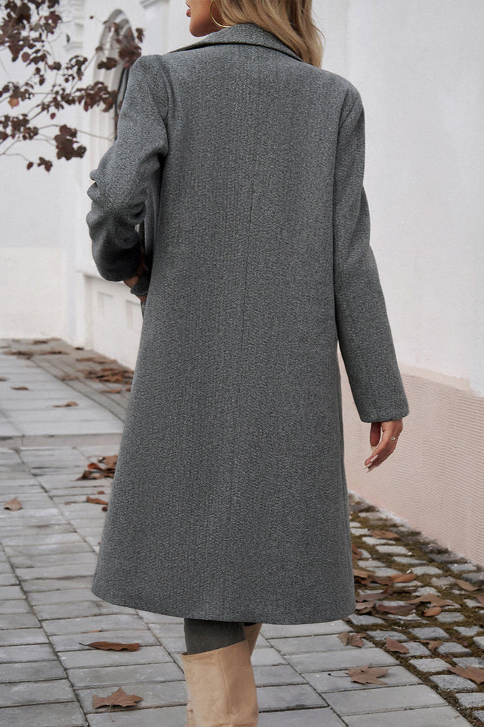 Avy - Cappotto invernale lungo sartoriale alla moda da donna
