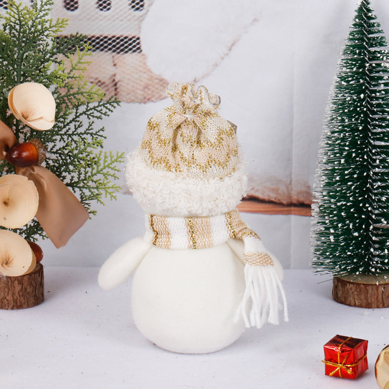 Decorazioni natalizie per pupazzo di neve