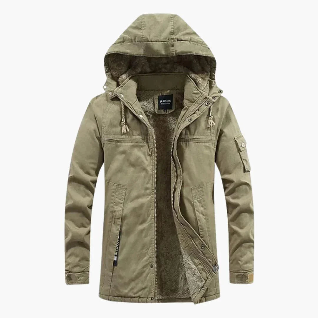 Giacca in pile da uomo calda, accogliente e versatile