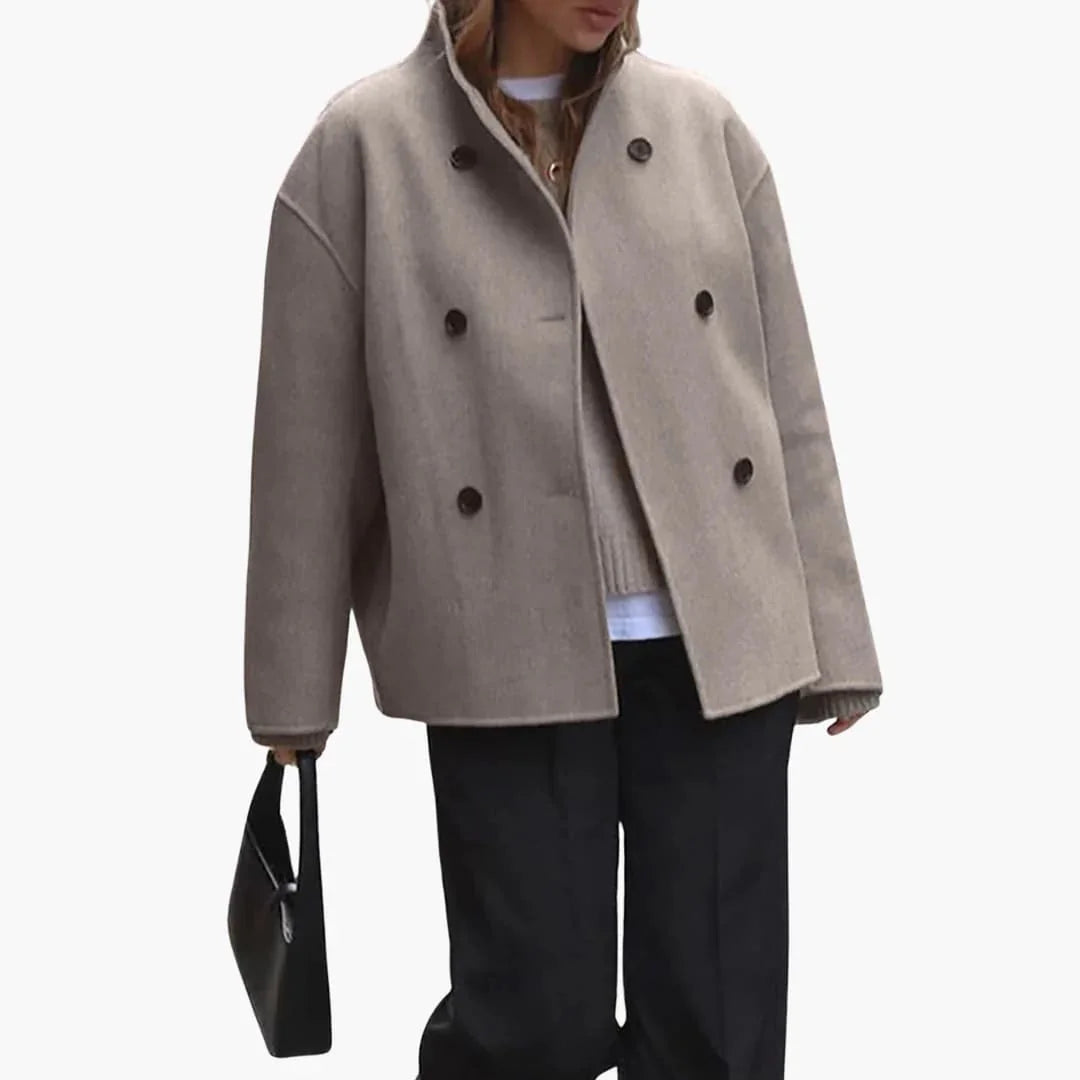 Giacca corta in lana da donna