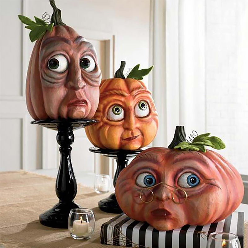 Interessante decorazione di zucca