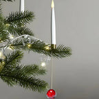 Luci dell'albero di Natale con candele LED tremolanti