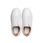 Scarpe stringate in pelle bianca da uomo