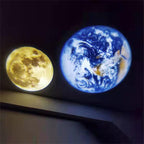 Lampada LED per proiezione Luna Terra