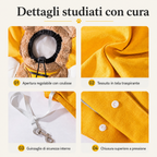 borsa trasportino aperta per gatti per passeggiate e visite dal veterinario - Borsa in canvas leggera per gatti e cani d
