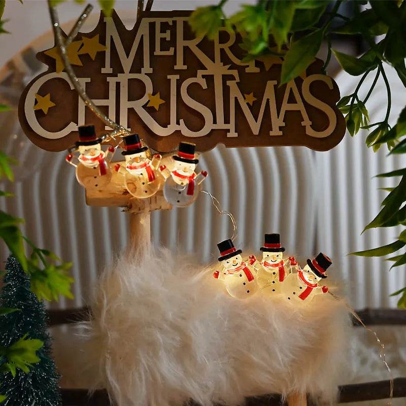Luci decorative per modellare il pupazzo di neve di Natale di Natale