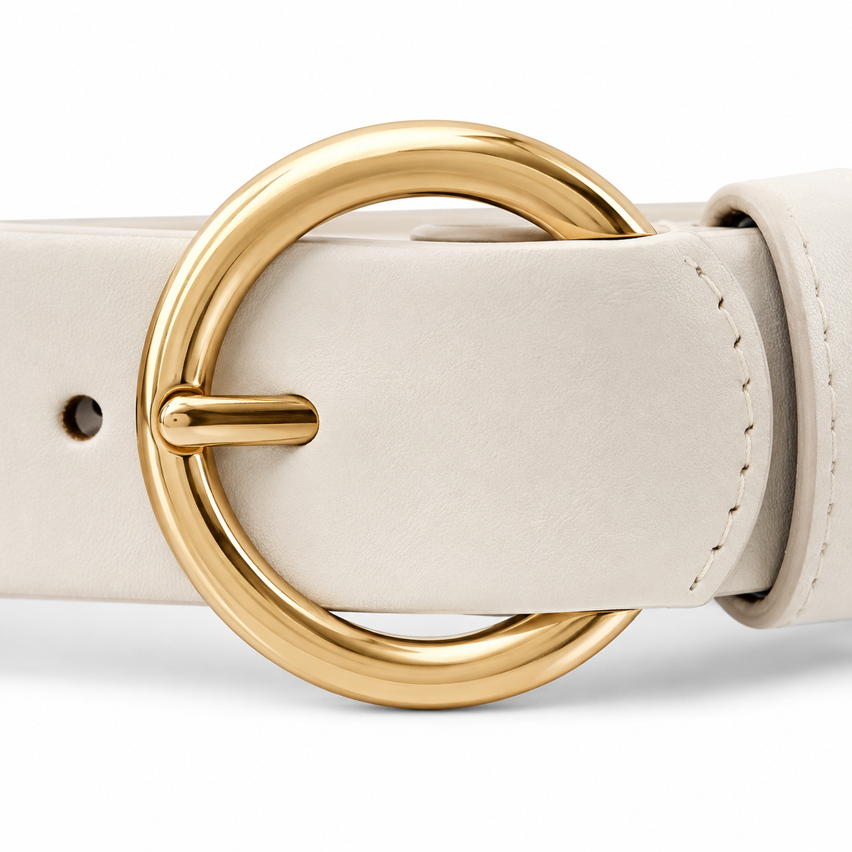 Cintura elegante con fibbia dorata