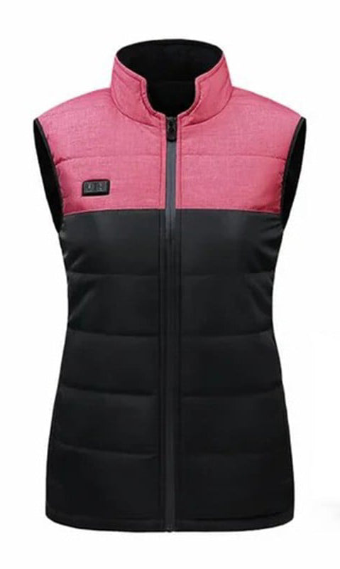 Giacca unisex riscaldata con materiale termico e idrorepellente regolabile