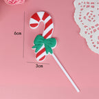 Ornamenti per la decorazione della torta di Natale in plastica morbida
