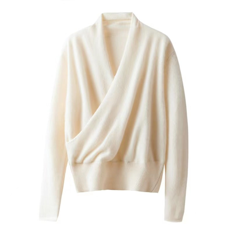 Maglione di lana lavorato a maglia Noa