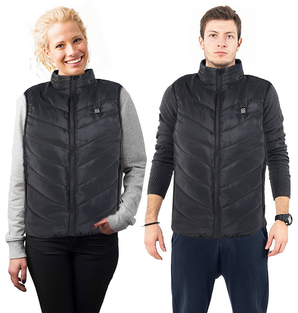 Gilet riscaldati per l'inverno, Gilet riscaldato da uomo con batteria, Gilet riscaldato da donna con 3 impostazioni di calore, Ricaricabile tramite USB