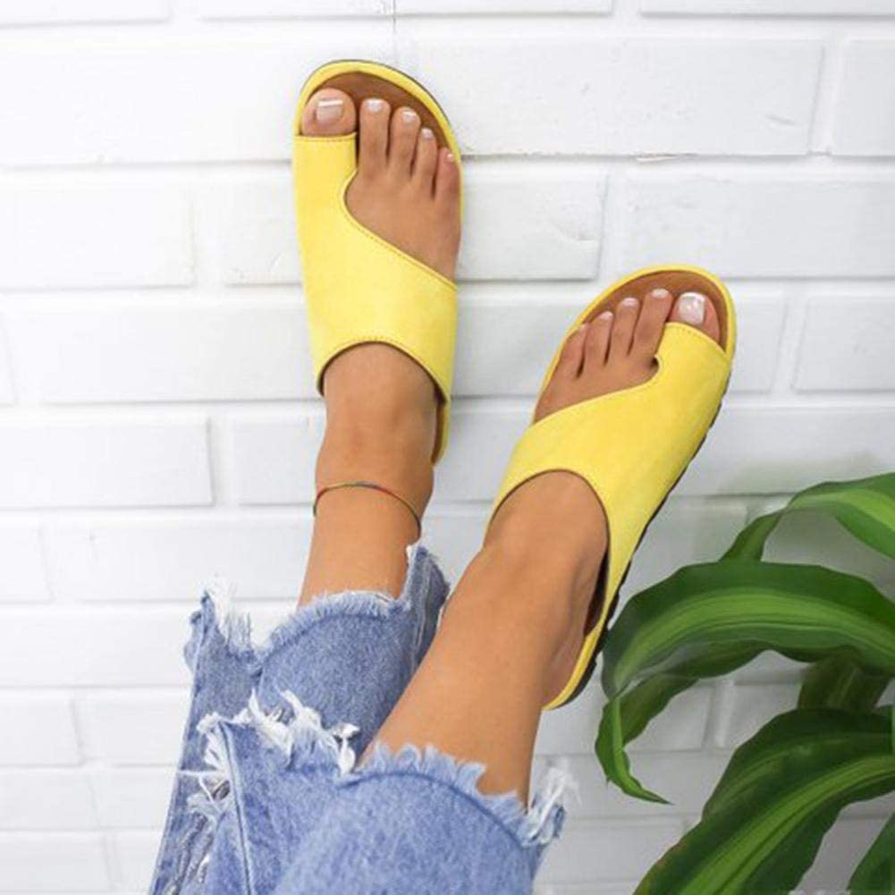 Pantofole ortopediche da donna con Voetbed Zwart Geel Zilver Goud Hallux Correctie Zomer Comfort