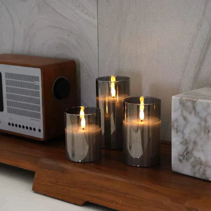 Set tre pezzi CANDLY | Candele LED realistiche