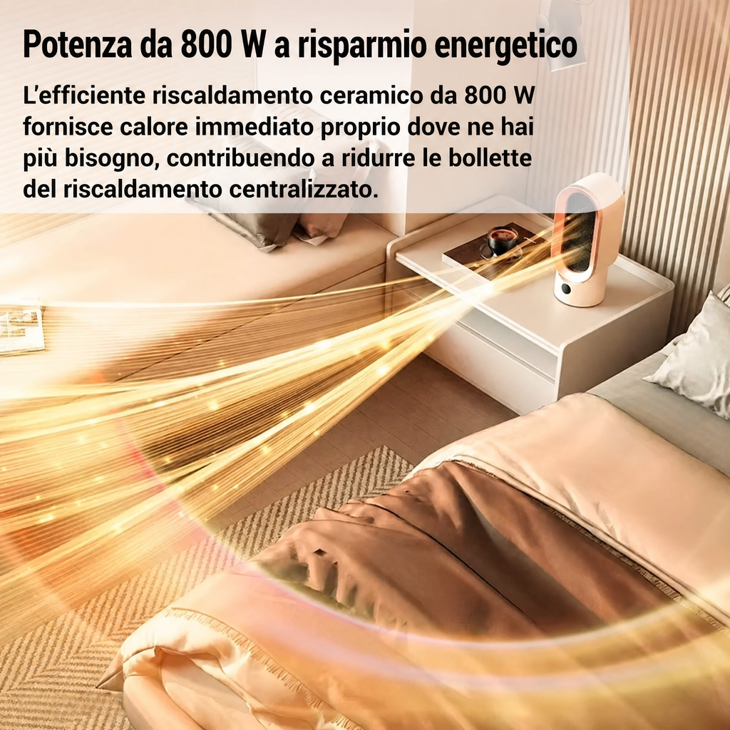 Stufa elettrica a risparmio energetico per stanze piccole