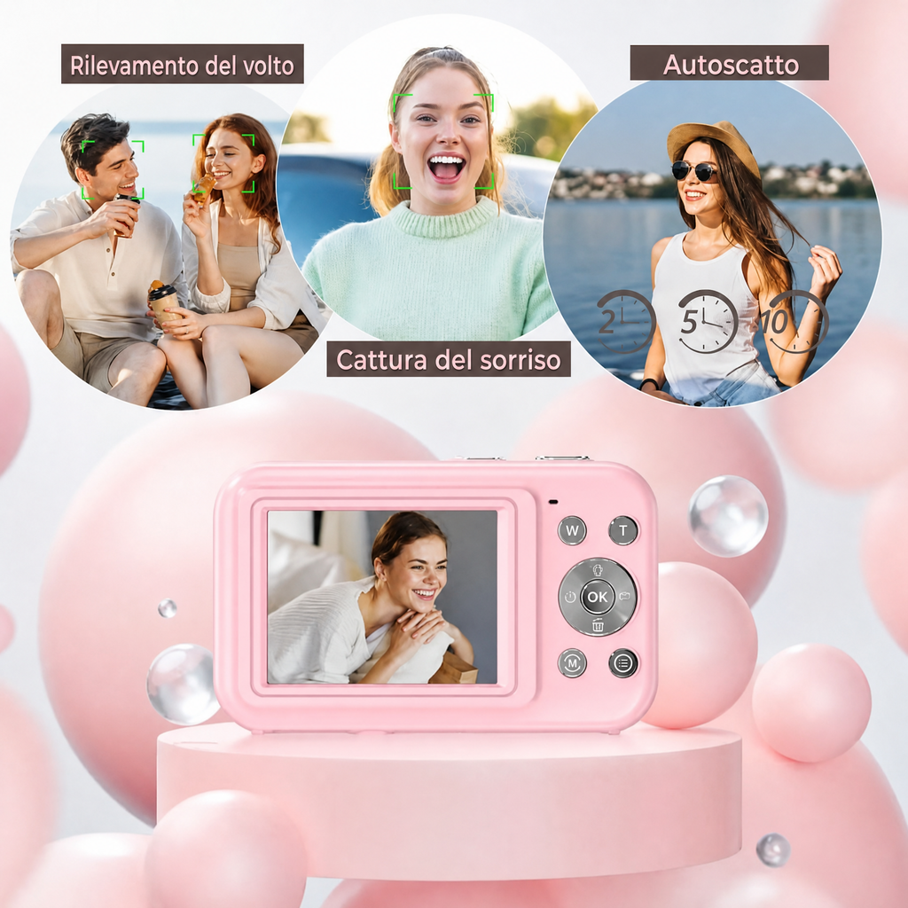 RETROPIX – Fotocamera Digitale Vintage con Tecnologia Moderna