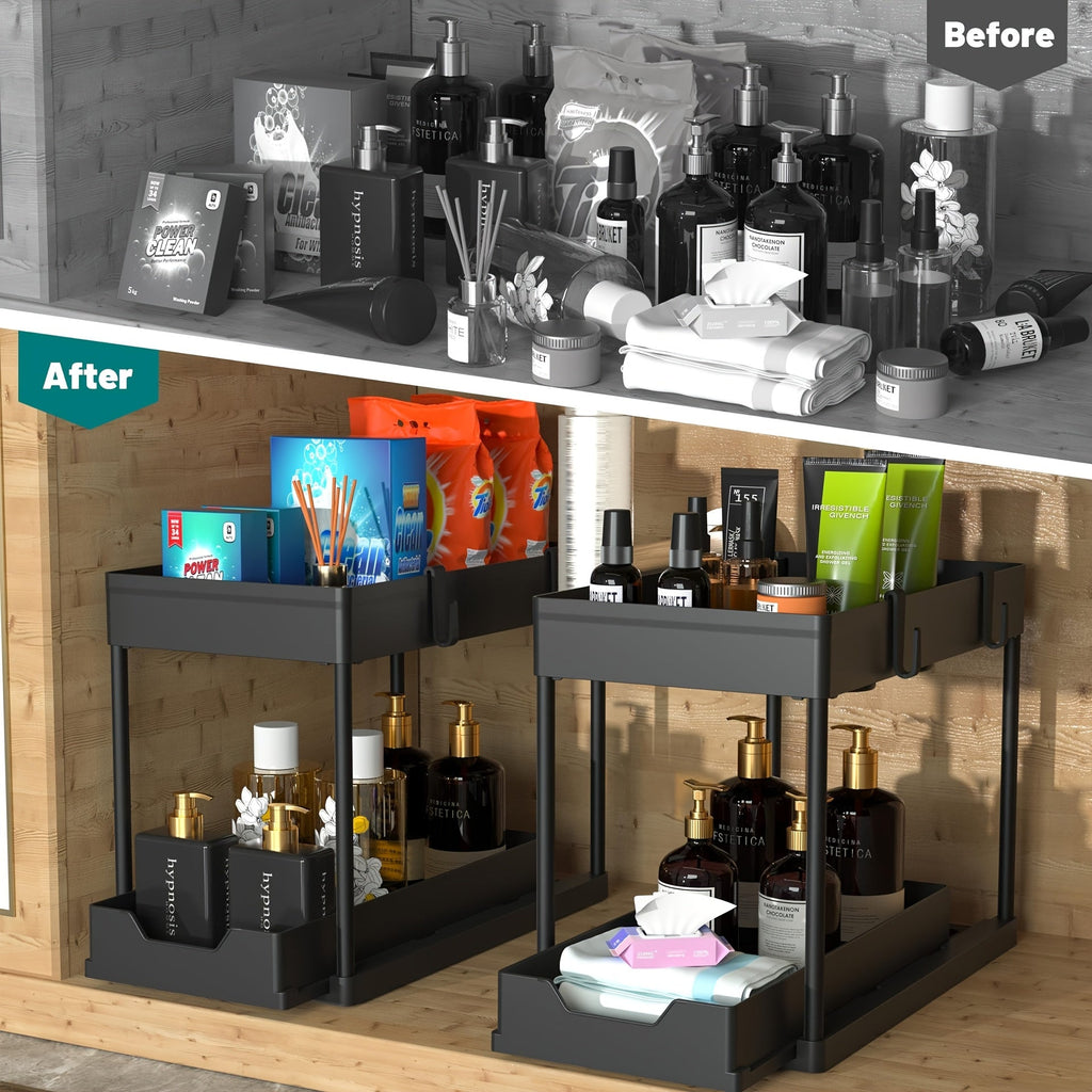 Organizer estensibile per mobiletto lavello