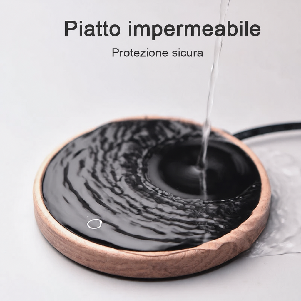 Sottobicchiere scalda tazza in ceramica elegante e smart