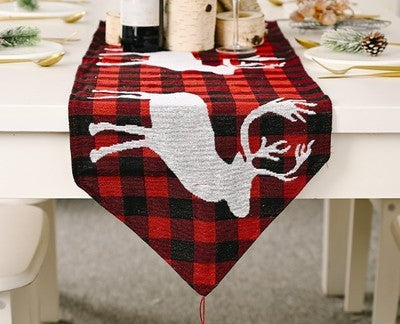 Decorazioni natalizie per decorazioni da tavola in stoffa per maglieria