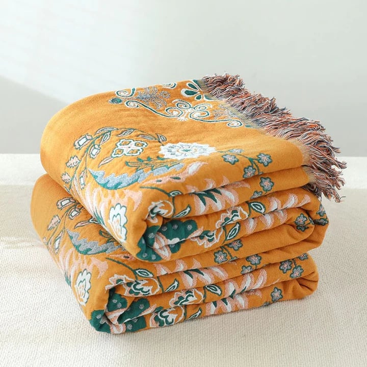 Coperta per divano copriletto matrimoniale in cotone