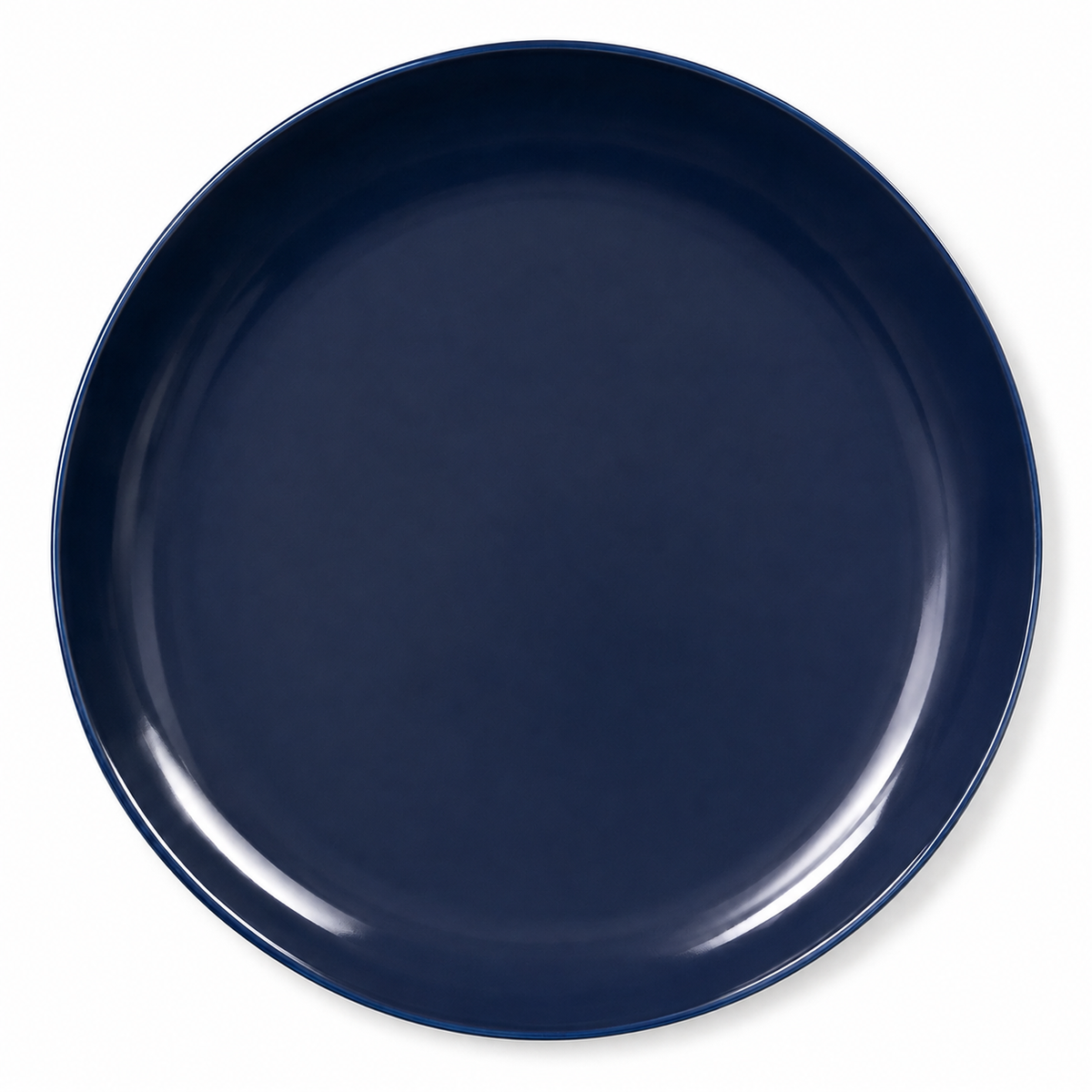 Finitura lucida del piatto in ceramica