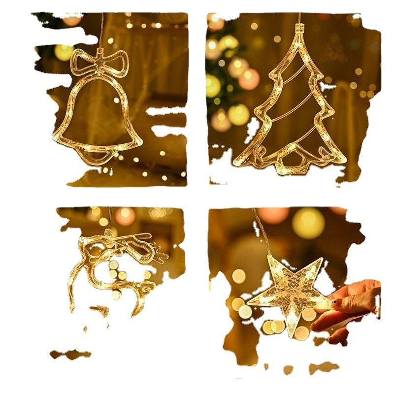 Luce notturna a sospensione con decorazione natalizia