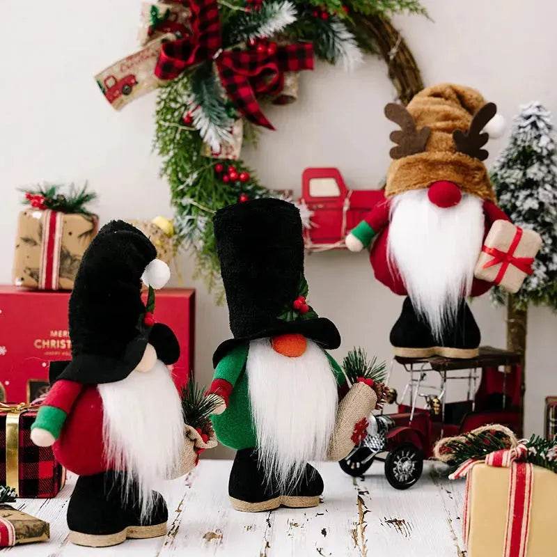 Bambole gnomo natalizie Regali per il giorno di Natale Regali per la decorazione della casa dei nani