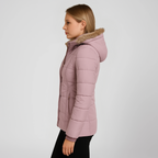 Cappotto invernale Nordelle | Capispalla trapuntato con cappuccio isolante per donna