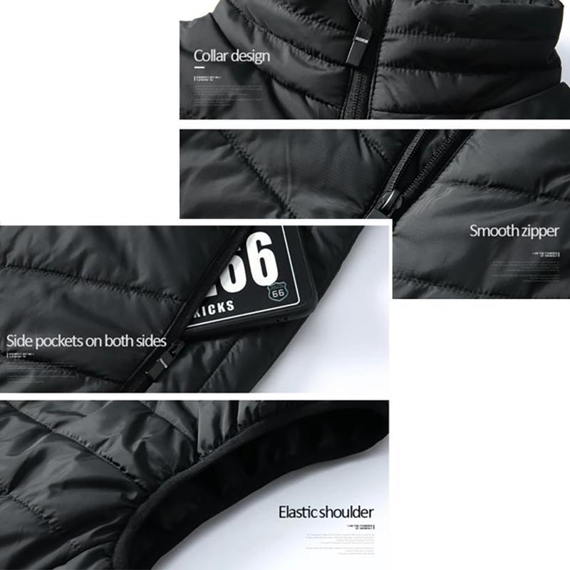 Gilet riscaldato a calore istantaneo