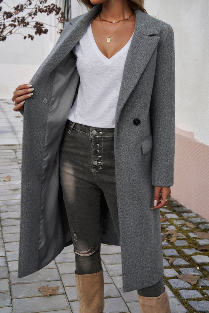 Avy - Cappotto invernale lungo sartoriale alla moda da donna