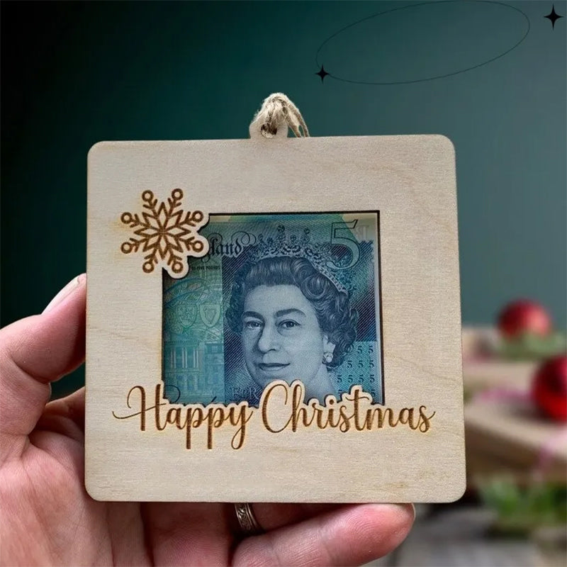 Decorazione di contanti di denaro di Natale