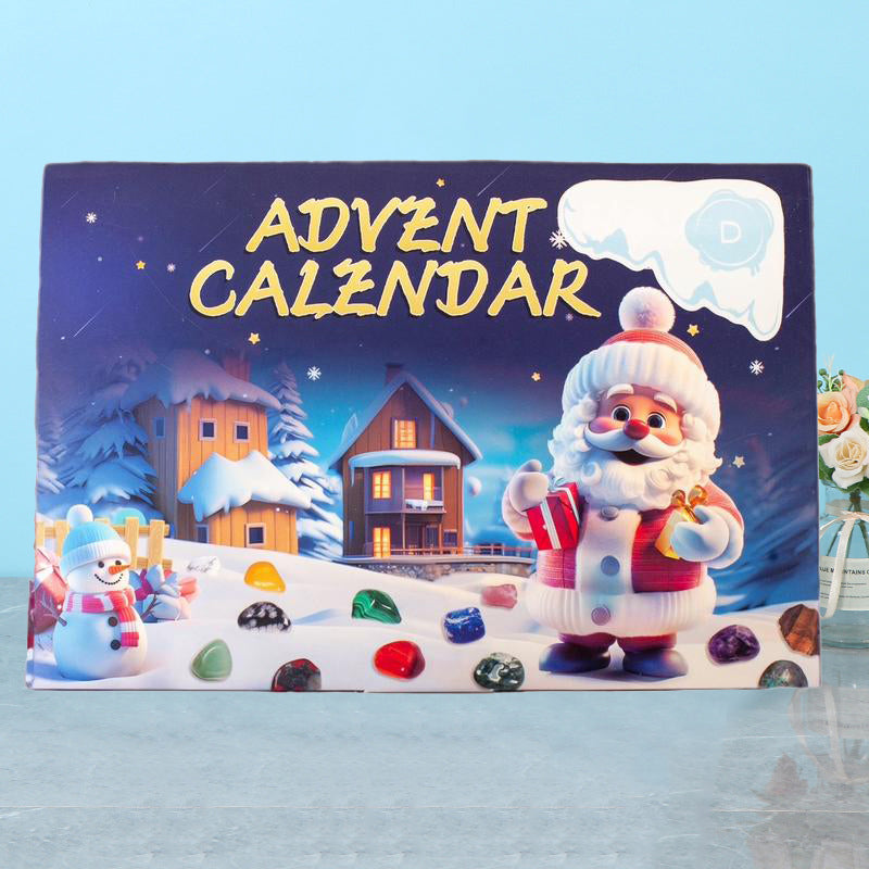 Calendario dell'Avvento in pietra natalizia