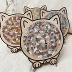 Puzzle con gatti in legno da 135 pezzi