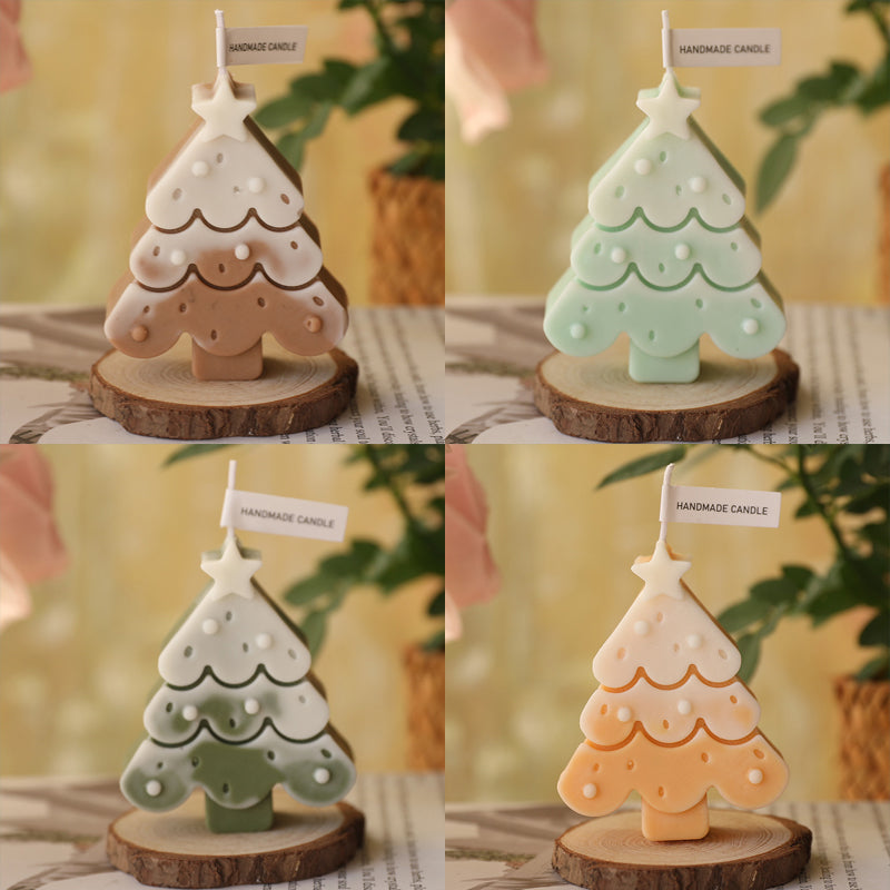 Decorazione candele natalizie, 4 pz