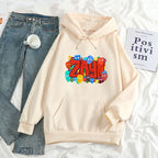 Calda felpa con cappuccio unisex: oversize, pile di poliestere, casual