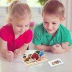 Puzzle 3D creativo in legno | Gioco di combinazioni da favola