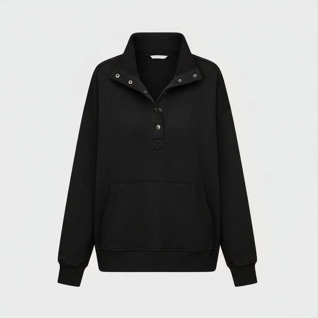 Damen Pullover V Ausschnitt Lässiger Felpa Alltag