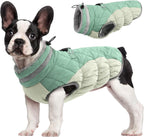 Giacca con imbracatura invernale SafeWalk | Giacca per cani impermeabile con riflessi e fodera in pile