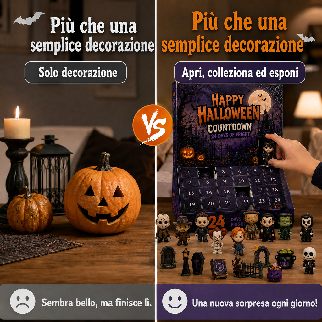 Collezione Calendario dell’Avvento di Halloween Misteriosa da 24 Giorni