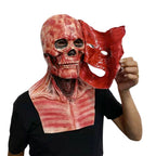 Copricapo con maschera in lattice horror Halloween 2025 Immersivo