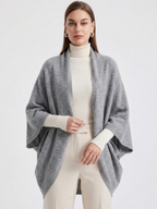 Cosy Wool Wrap - Gilet da donna