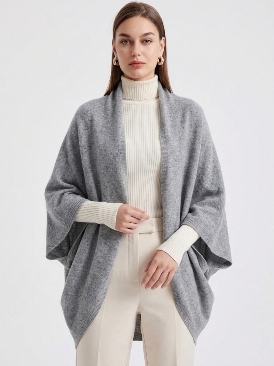 Cosy Wool Wrap - Gilet da donna