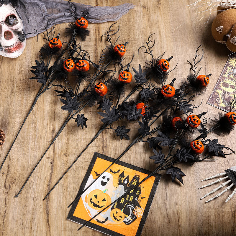 Schwarzer Kürzweig | Decorazione di Halloween gruselige
