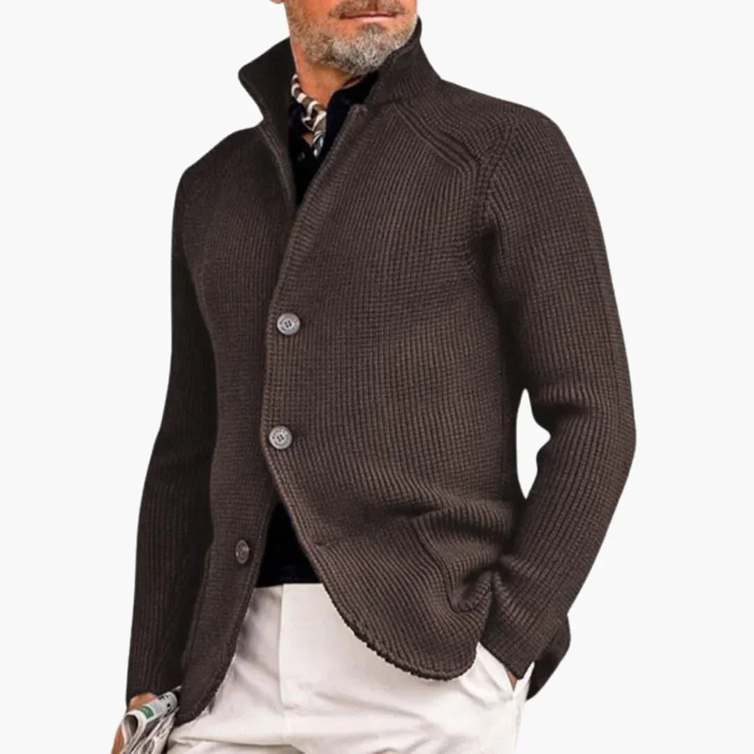 Cardigan personalizzato da uomo in stile elegante e confortevole