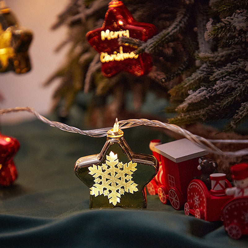 Luci della decorazione di Natale