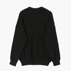 Maglione lavorato a maglia da uomo con righe, mezza zip e maniche lunghe