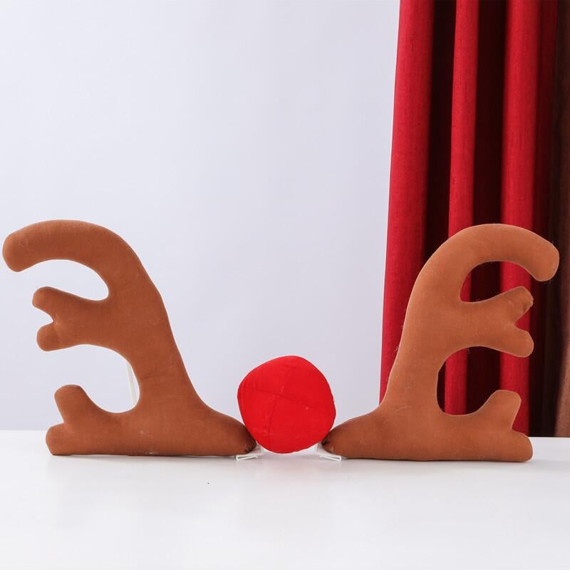 Decorazione divertente di corna di auto di Natale