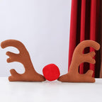 Decorazione divertente di corna di auto di Natale