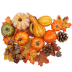 Kit di decorazioni per il raccolto autunnale da 50 pezzi