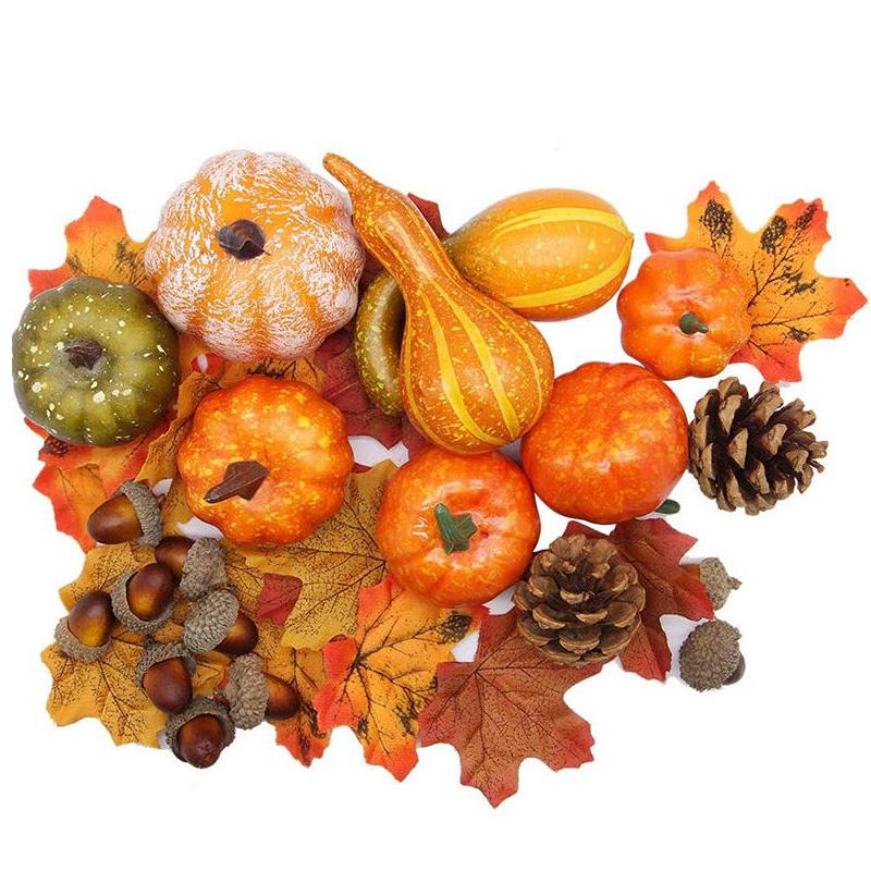 Kit di decorazioni per il raccolto autunnale da 50 pezzi